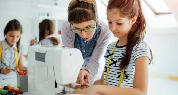 Teaching a Child to Sew