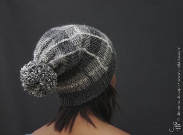 Rupert Plaid Hat - Addi Express Machine Knitting Knitting pattern by JimiKnits | LoveCrafts