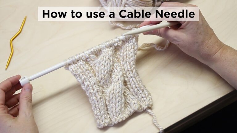 What Is A Cable Needle In Knitting? - 1eaf1d5a0765412bbba2c9e6ce05af66