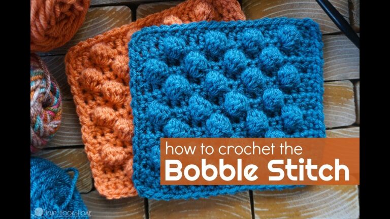 What Is A Bobble Stitch In Crochet? - 45ccb7d76ad64c21a94777b176bcc584
