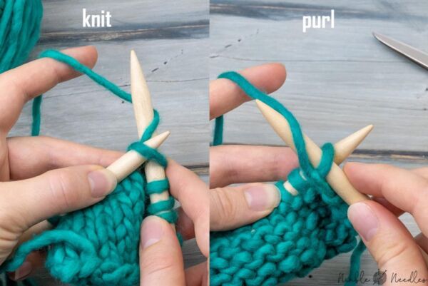 How Do You Purl In Knitting 